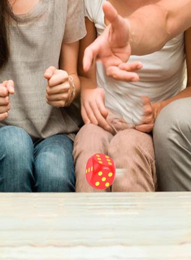 مكعبات نرد حمراء كبيرة، مكعبات نرد ضخمة لألعاب الطاولة، أنشطة حفلات مكعبات النرد، ترفيه عائلي، عرض قابل للجمع، متينة وخفيفة الوزن - Image 5